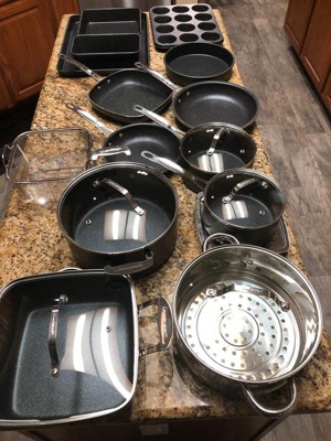 Granitestone 20 Piece Nonstick Cookware And Bakeware Set : Target