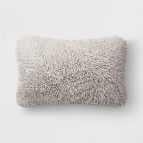 Faux Shearling Bed Rest Pillow Cream - Room Essentials™ : Target