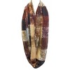 Wrapables Lightweight Infinity Scarf, Brown Square - 2 of 4