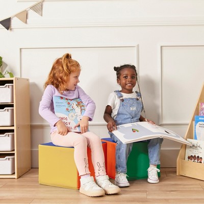 Assorted Colorful Foam Children's Cozy Cubes, 4-Pack