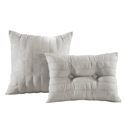 White King Microfiber Reversible Comforter Set with Shams and Pillows