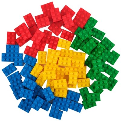 Strictly Briks Classic Bricks Starter Kit, Blue, Green, Red, And Yellow ...