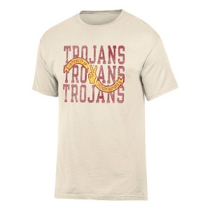 NCAA USC Trojans Men's Comfort Wash T-Shirt - 1 of 3