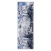 Boho Area Rug 2' x 6' Gray, Washable Bedroom Rug with Non-Slip Backing, Low Pile Floral Carpet Runner for Bedroom, Entryway, Living Room Decor - 2 of 4