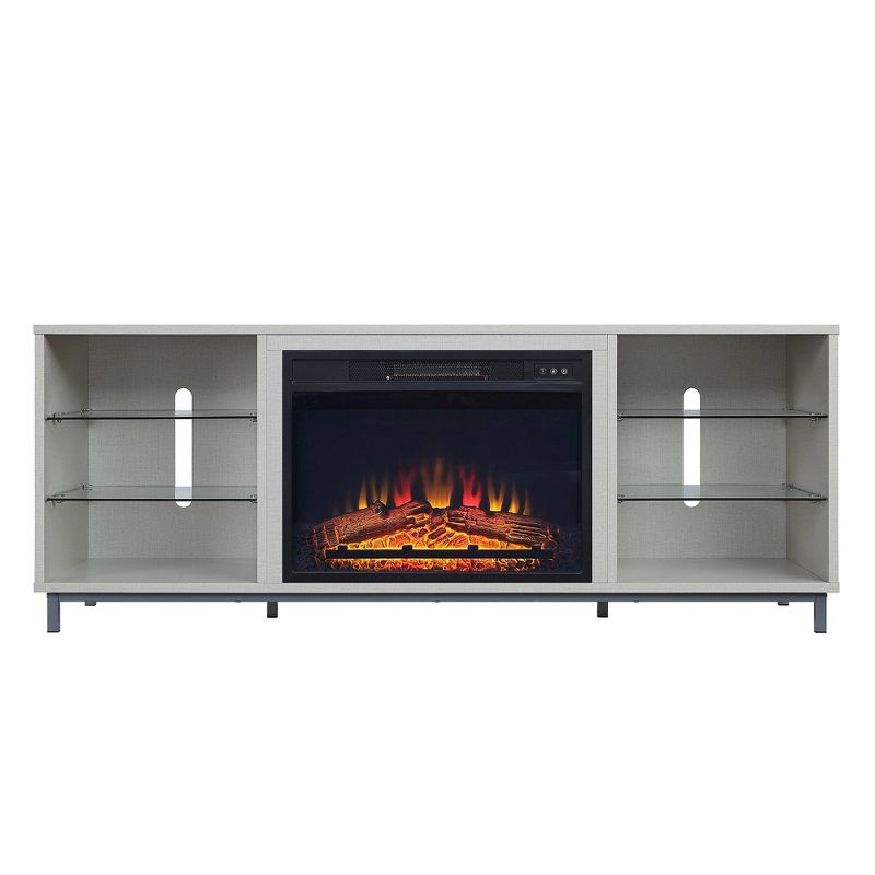 Brighton Fireplace TV Stand for TVs up to 56" - Manhattan Comfort, 1 of 12