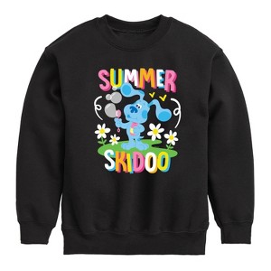 Boys' - Blue's Clues & You! - Summer Skidoo Graphic Long Sleeve Fleece Sweatshirt - 1 of 3