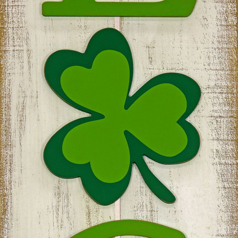 48" St. Patrick’s Day “Lucky" Wall Sign - National Tree Company, 3 of 4