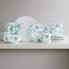 Portmeirion Home 16-Piece Porcelain Dinnerware Set, Vintage Denim - Floral Plates, Bowls & Mugs - Dishwasher & Microwave Safe - 4 of 4
