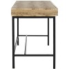Patrick 2 Drawer Desk - DSK2207 - Brown/Black - Safavieh - 3 of 4