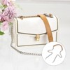 Unique Bargains Metal Corrosion-Resistant PU Leather Purse Flat Chain Strap - 4 of 4