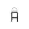 Meridian Furniture,Conrad Beige Linen Textured Fabric Counter Stool - 3 of 4