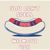 You Can't Spell Sausage Without USA Adult Short Sleeve Tee - 2 of 2