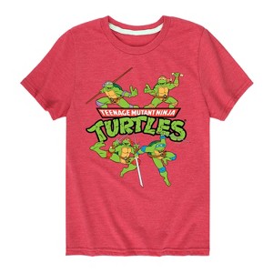 Boys' - Teenage Mutant Ninja Turtles - Ninja Turtles Short Sleeve Graphic T-Shirt - 1 of 4