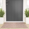 Marta Barragan Camarasa Terracotta retro lines Looped Vinyl Welcome Mat - Society6 - 2 of 4