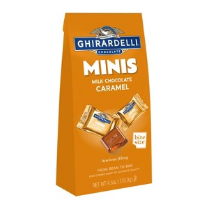 Ghirardelli Milk Chocolate Caramel Minis - 4.6oz - 1 of 3