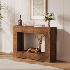 Farmhouse Console Table - 47" Minimalist Vintage Entryway Table, Storage Rustic Sofa Table with Open Shelves - 2 of 4
