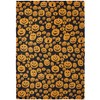 Kate Aurora Autumn Living Halloween Jack-O'-Lantern Pumpkins Orange & Black Ultra Plush Throw Blanket - 3 of 4