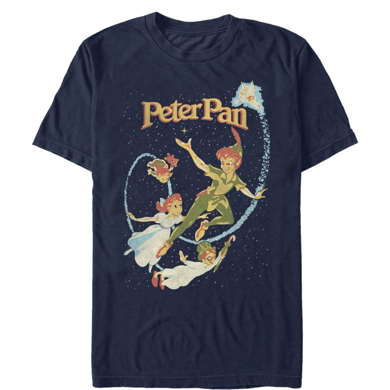 Men's Peter Pan Flight Wish T-Shirt, 1 of 5