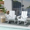 WestinTrends  Modern Adirondack Outdoor Rocking Chair (Set of 2) - 2 of 2