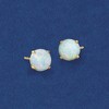Ross-Simons 5mm Opal Stud Earrings in 14kt Yellow Gold - 3 of 4