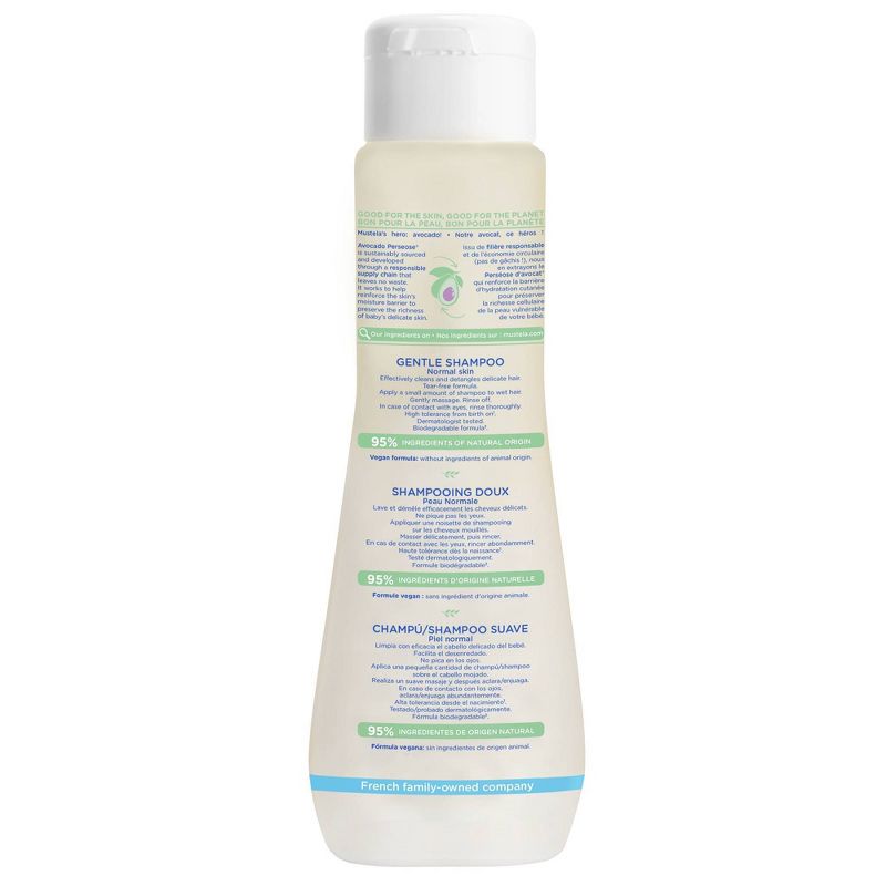 Mustela Gentle Baby Shampoo and Detangler - 6.76 fl oz, 4 of 5
