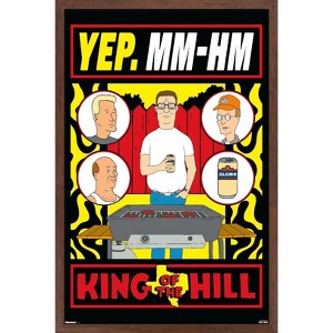 Trends International King of the Hill (1997) - Alamo Beer Backyard Crew Framed Wall Poster Prints - 1 of 4