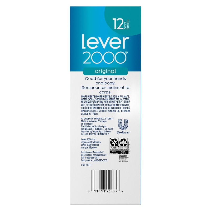 Lever 2000 Original Scent Bar Soap - Scented - 3.75oz/12pk, 3 of 8