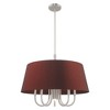 Livex Lighting Belclaire 5 - Light Chandelier in  Brushed Nickel - 3 of 4