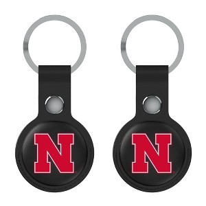 Keyscaper NCAA Big Ten Universities Insignia Black Airtag Holder 2-Pack - 1 of 4
