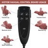 Chenille Power Lift Recliner Chair with Dual Motor & Heat Massage, Heavy Duty Electric Reclining Armchair for Elderly Support-Cuddlewood - 3 of 4