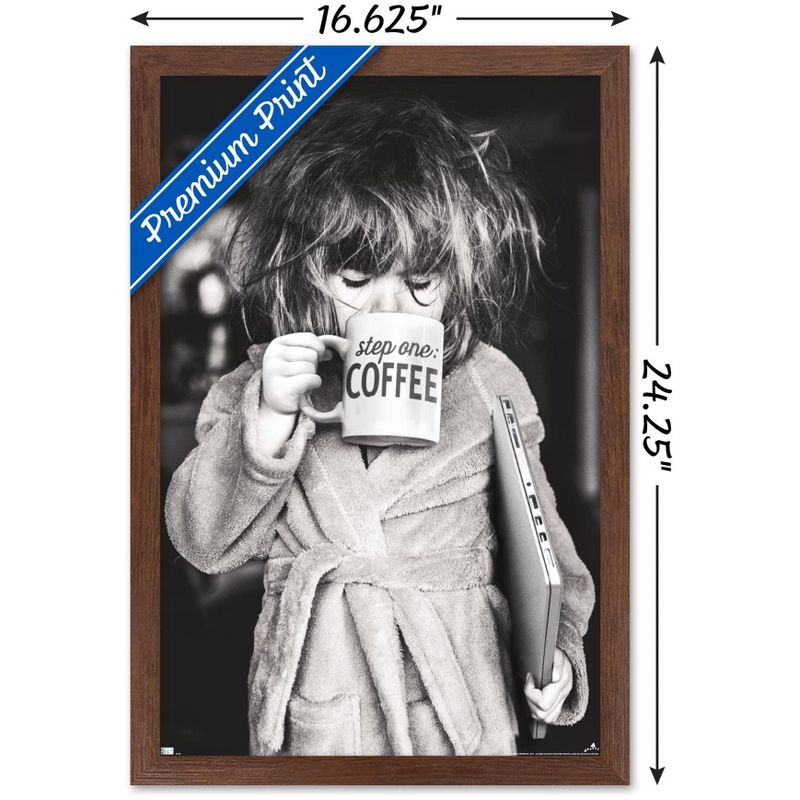 Trends International Avanti - Little Girl Coffee Mug Framed Wall Poster Prints, 3 of 7
