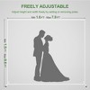 Walensee Wedding Arch Stand, 7.9'x6.6' Adjustable Square Metal Backdrop Frame for Wedding, Party, Baby Shower & Photo Decoration - 2 of 4