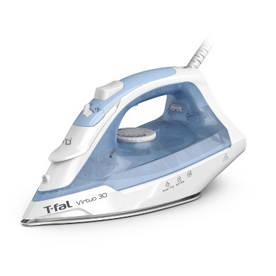 T-fal 1400 Watts Virtuo 30 Steam Iron, Fast and Easy Ironing, Grey