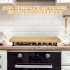 Carbonized bamboo cutting board, double-sided kitchen cutting board with deep juice groove and built-in handle for restaurants, kitchens, dining room - 3 of 4