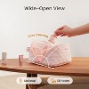 LOVEVOOK Travel Makeup Bag for Women, 2Pcs Set Puffer Waterproof Cosmetic Organizer - 3 of 3