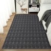 Washable Geometric Modern Area Rugs for Bedroom Living Room, Low Pile Non Slip Floor Carpet for Home Office - 4 of 4
