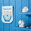 Lit Glass Dreidel Hanukkah Table Decorative Sculpture Blue - Spritz™ - image 2 of 4