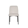 New Classic Furniture,Erik Metal & Fabric Side Chair (Set of 2), Beige - 2 of 4