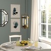 Hudson and Canal 11" Wide Industrial Pendant with Glass Shade - 3 of 4