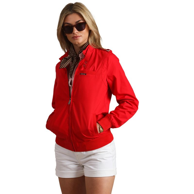 Members Only Women's Classic Iconic Racer Jacket ( Slim Fit ), 4 of 8