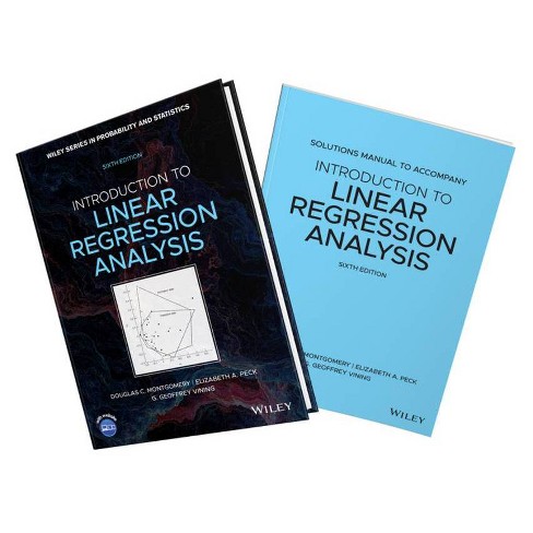 Introduction To Linear Regression Analysis 6th Edition By Douglas C Montgomery Hardcover Target