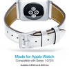 Naztech Leather Band for Apple Watch (42/44mm) - White - 2 of 4