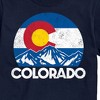 Men's - Instant Message - Retro Colorado Flag Mountains Short Sleeve Graphic T-Shirt - 2 of 4