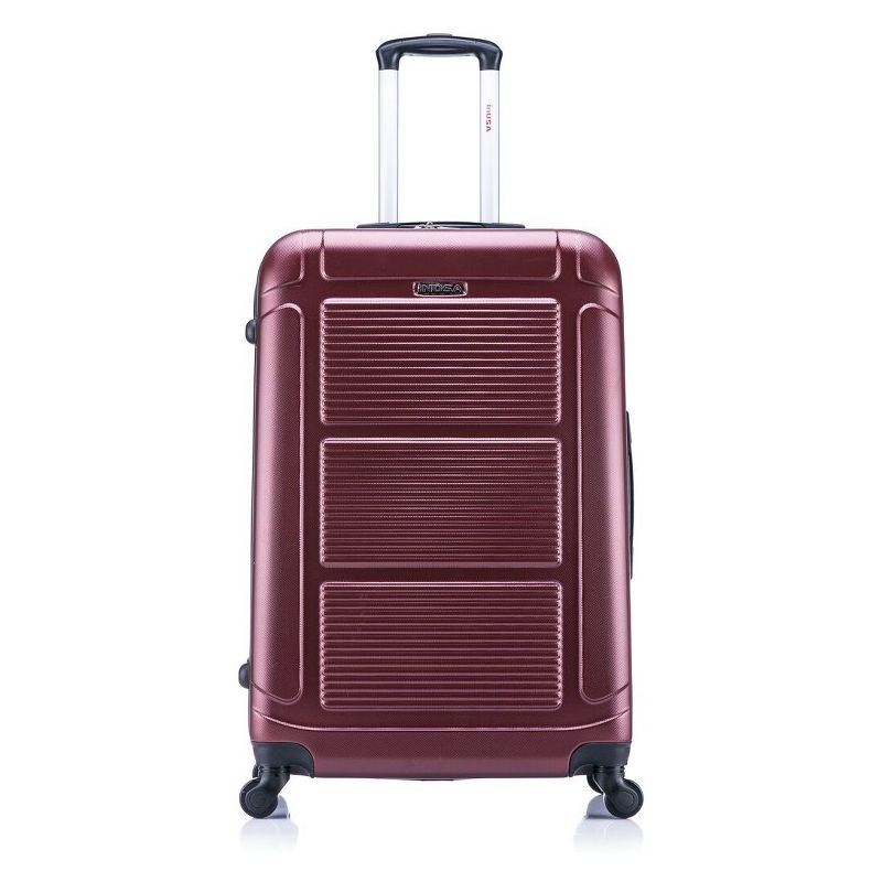 InUSA Pilot Lightweight Hardside Large Checked Spinner Suitcase, 3 of 7