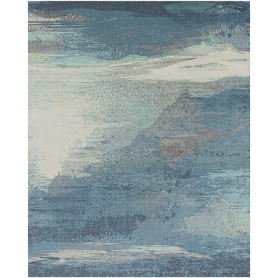 Mark & Day Ellie Woven Indoor Area Rugs Sky Blue