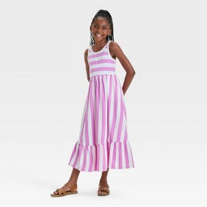 Girls' Sleeveless Knit Maxi Dress - Cat & Jack™ - 1 of 3
