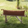 12X46 Inch Hand Woven Corner Tassels Outdoor Pillow Terracotta Orange Polyester With Polyester Fill by Foreside Home & Garden - 2 of 4