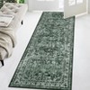 COZONY  Vintage Floral Area Rug, Non-Slip Washable Low Pile Carpet, Indoor Distressed Accent Floor Cover for Living Room and Bedroom - 4 of 4