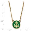 Black Bow Jewelry 14k Yellow Gold Plated Sterling Silver Alpha Sigma Tau Greek Life Necklace 18 Inch - 2 of 4