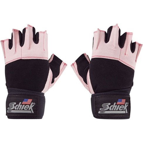 handicap tør tilfældig Schiek Sports Platinum 3/4 Finger Wrist Wrap Lifting Gloves - Xs -  Pink/black : Target